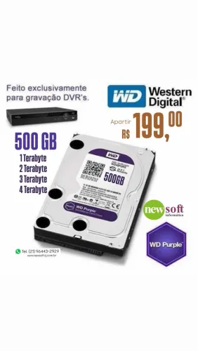 HD Purple 500GB Western Digital ( Novo J