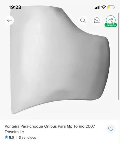 Trabalhamos com ponteira grade pára-choque peça de ônibus de fibra