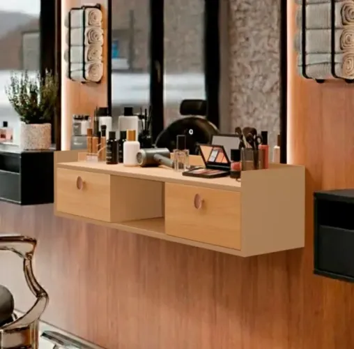Duas bancadas para barbearia