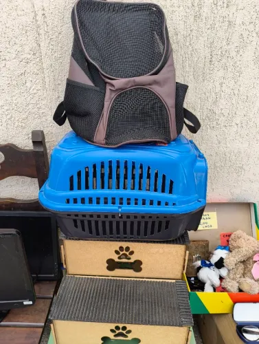 Kit PET - ESCADA + GAIOLA + MOCHILA TRANSPORT