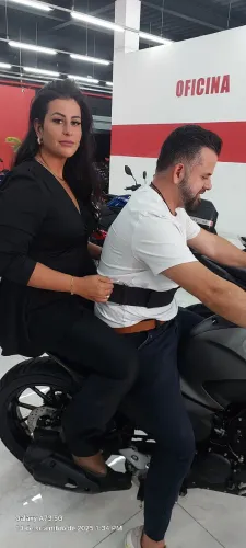 Cinto de segurança pra moto uber e 99