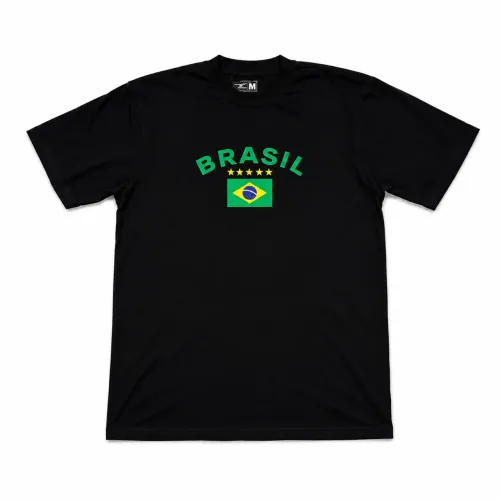 Camiseta Oversized Brasil Copa Torcida 100% Algodão