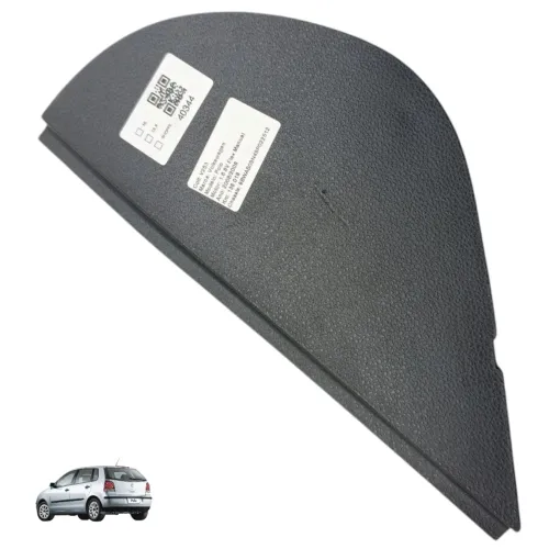 Acabamento Lateral Painel Esquerdo Vw Polo 2007 2008 2009 10 Preto Moldado