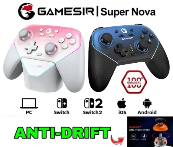 Gamesir Super Nova Pc, Switch, Ios e Android - Rosa