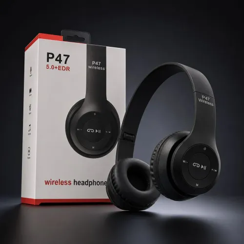 Fone bluetooth headphones P47