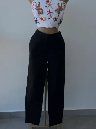 Calça social preta Renner tam 42