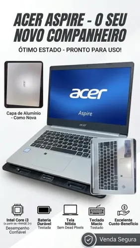 Notebook Acer Aspire 5 A514-53 Intel Core i3 ? 8GB RAM / SSD 512GB (Tela 14")