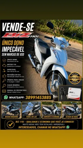 Biz 110i impecável