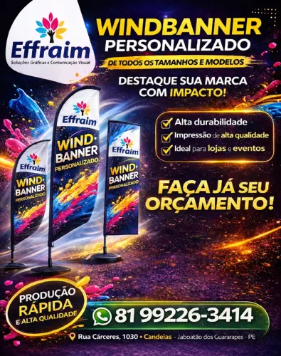 Windbanner Personalizado - Destaque seu Negócio! Big Flag