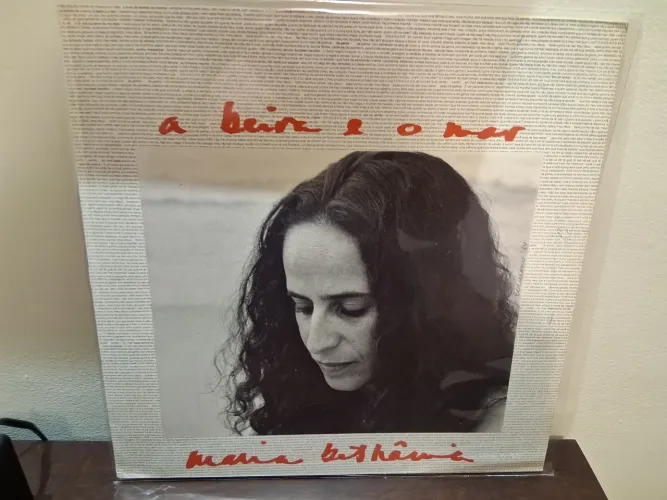 Lp disco de vinil Maria Bethânia a beira e o mar