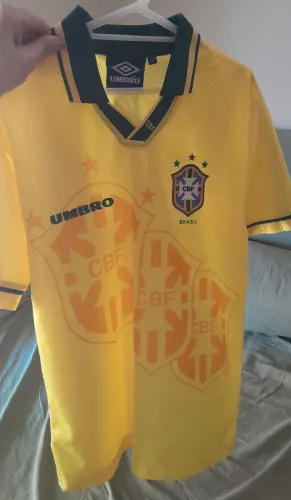 Camisa Infantil Seleção Brasileira UMBRO 1994 Tamanho 12
