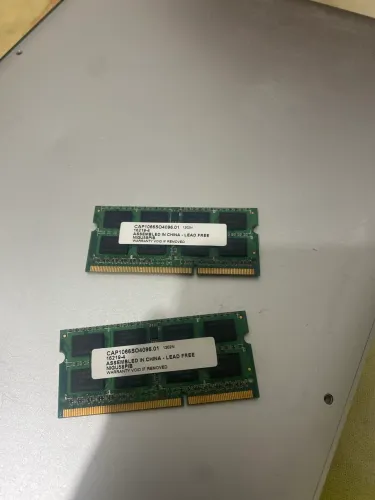 Dois pentes de memória ram para notebook ddr3