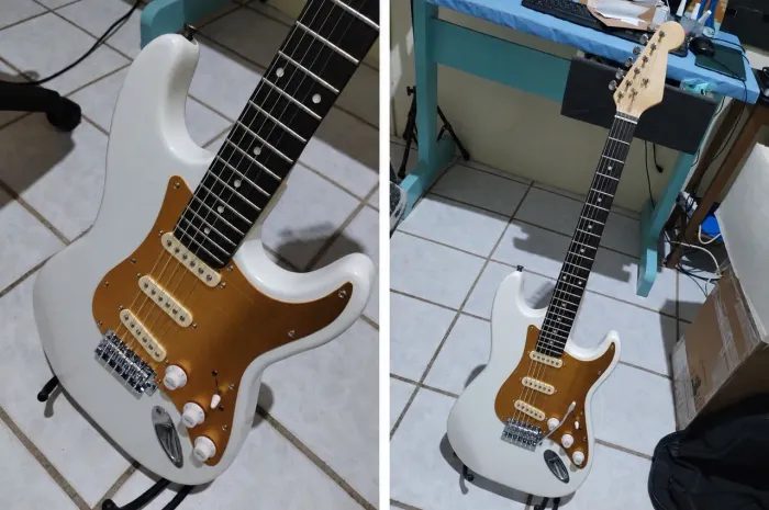 Guitarra stratocaster customizada