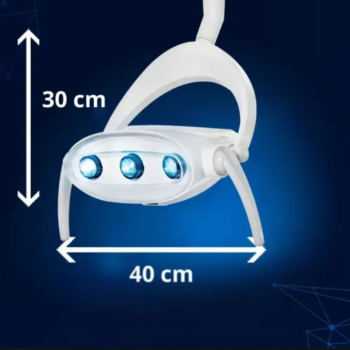 Cabecote Refletor Sirius Sensor 3 Leds Dabi Gnatus Saevo