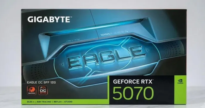 Placa de Vídeo RTX 5070 Gigabyte Eagle OC 12GB GDDR7 - Estado de Nova.