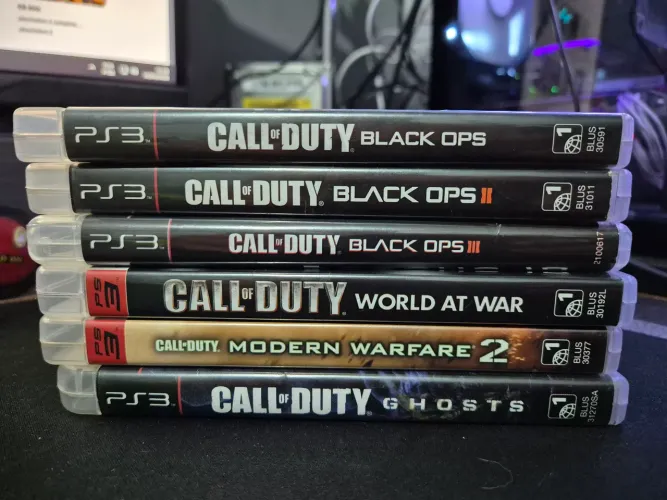 Kit de jogos Call of duty ps3