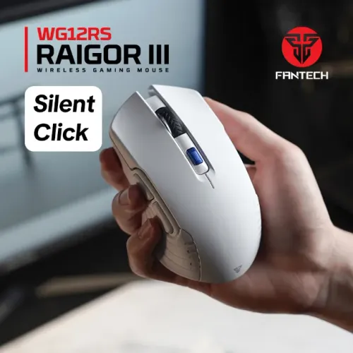 Mouse Gamer Sem Fio Fantech Wg12r Bege Novos - Somente Hoje !