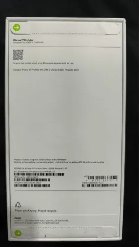 iPhone 17 pro max 256