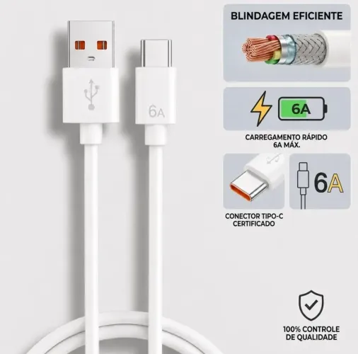 Cabo USB Tipo C Turbo para celular