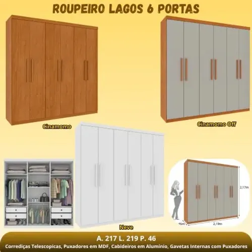 ROUPEIRO LAGOS 6 PORTAS