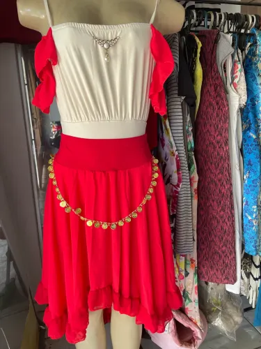 Fantasia cigana dança carnaval feminina