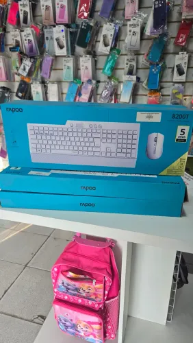 Teclado com mouse sem fio rapoo