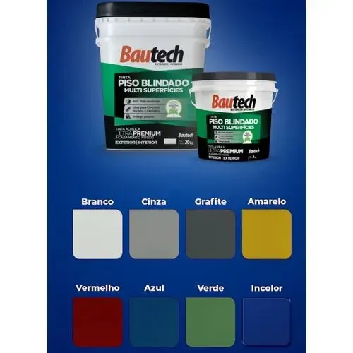 Tinta Piso Bautech Blindado de 20Kg