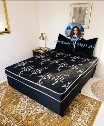 Super promoção cama box casal nova direto de fábrica com dois travesseiros de brinde.