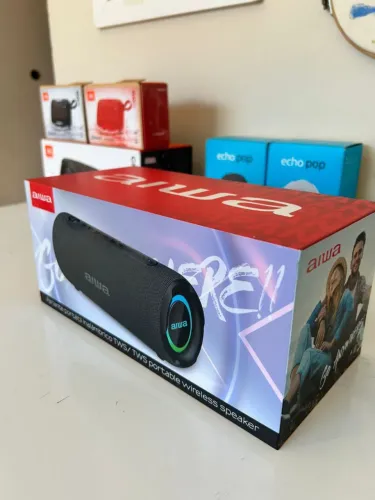 Caixa de Som AIWA ORIGINAL NOVA LACRADA