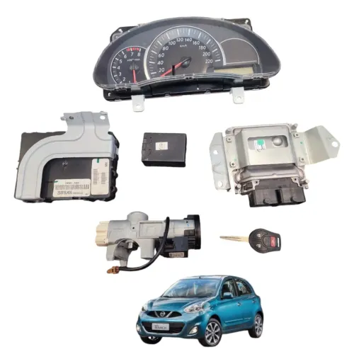 Kit Code Módulo Injeção March Versa 1.0 12v 3cc 2015 A 2021