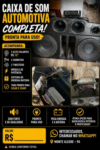 Caixa de som automotivo