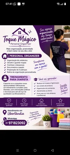 Serviço de personal organizer