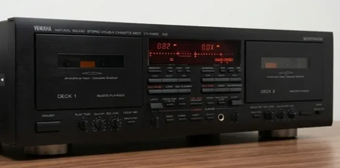Tape Deck Yamaha KX-W952 Revisado, acompanha Manual e Controle