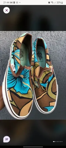 Tênis Vans Slip On Florido