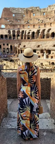 Vestido LONGO TAM M viscose