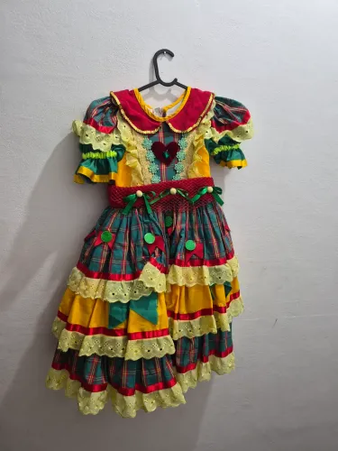 VESTIDO JUNINO INFANTIL