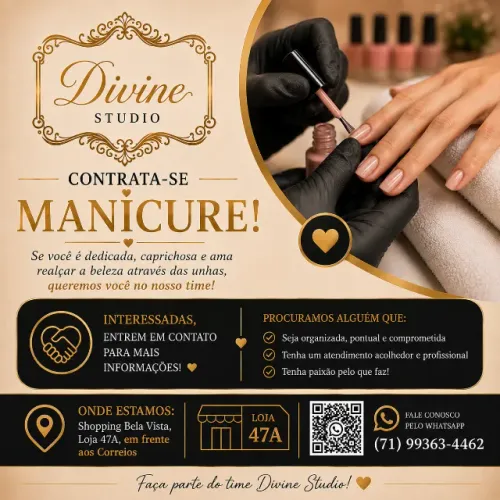 Vaga Manicure Shopping Bela Vista