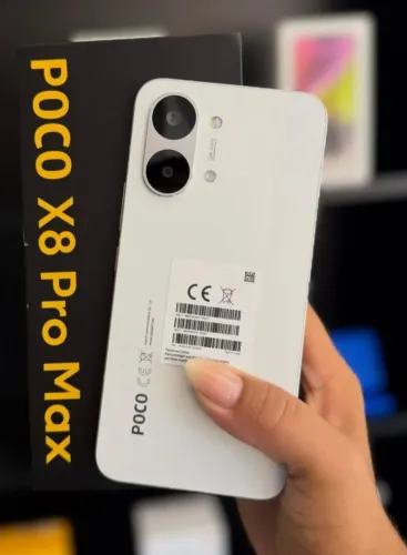 Celular Xiaomi Poco X8 Pro Max NFC 5G 512GB 12GB BRANCO -- GLOBAL Lacrado com Garantia