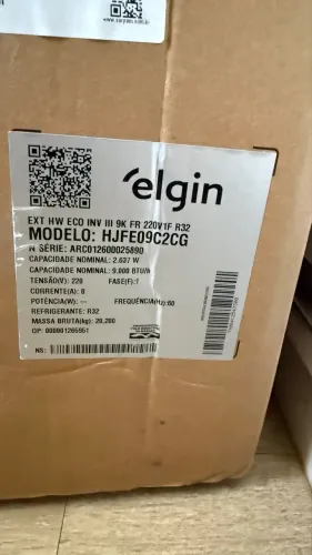 Ar Condicionado Split Elgin Eco Inverter III Wi-Fi 9000 BTU/h Frio 220 Volts