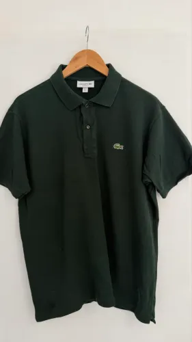 Polo Lacoste Original, Preta, G