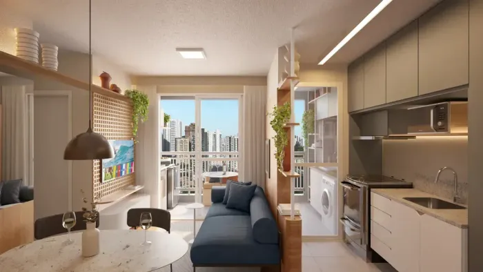 Wave Boa Viagem Apartamentos 46m², 2 Quartos, Varanda e Academia