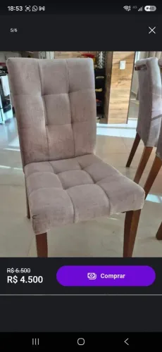Vendo 14 cadeiras estofadas