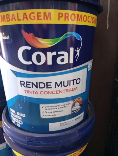 Tinta Coral rende muito 20lts R$349,90un Pix 