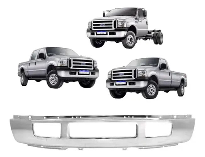 Parachoque Ford F250 2006 2007 2008 2009 2010 2011 Novo Cromado