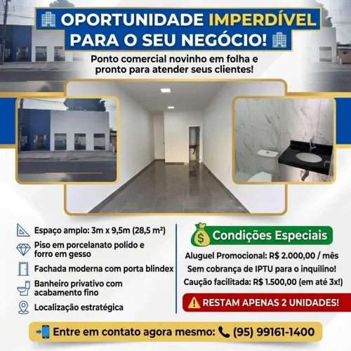 Ponto Comercial, Escritório, Sala Comercial