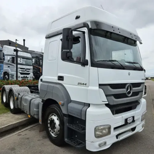 Mercedes Benz Axor 2544 6x2 Ano 20 Teto Alto Aut Euro 5 Susp Mola Freio a tambor Baixo Km