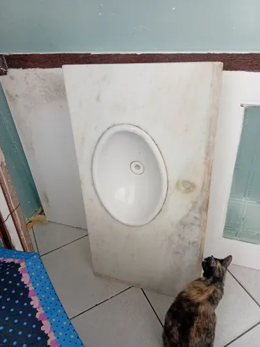 Pia para banheiro de marmore