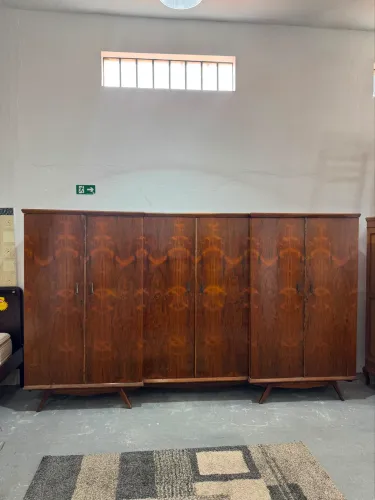 Guarda roupas de Madeira Vintage 6 portas