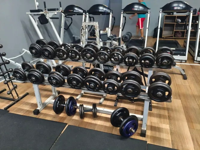 Kit dumbell 6kg até 26kg