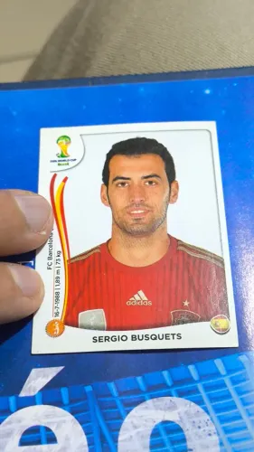 Sergio Busquets Figurinha Copa 2014